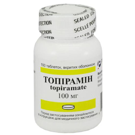 Фото Топирамин таблетки 100 мг №100